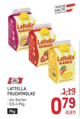 Lattella Fruchtmolke