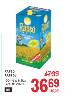 Rapso Rapsöl