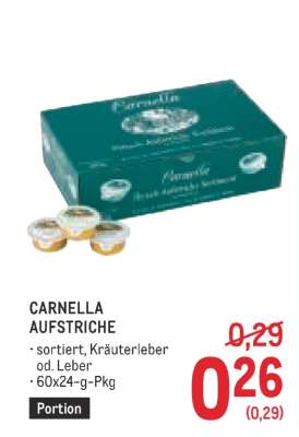 CARNELLA AUFSTRICHE