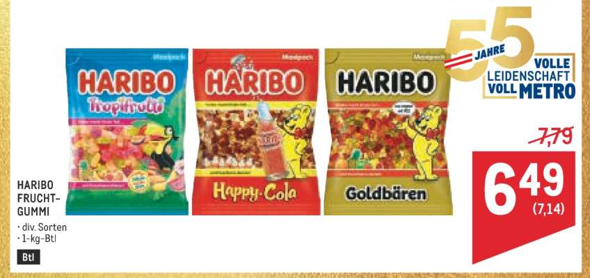HARIBO FRUCHT-GUMMI
