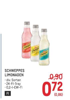 Schweppes Limonaden