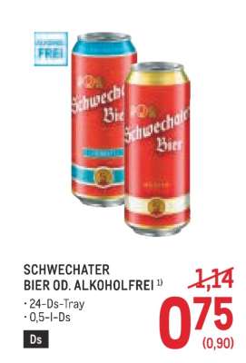 Schwechater Bier od. Alkoholfrei