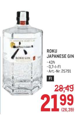 Roku Japanese Gin