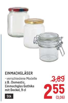 Einmachgläser
