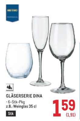 GLÄSER SERIE DINA