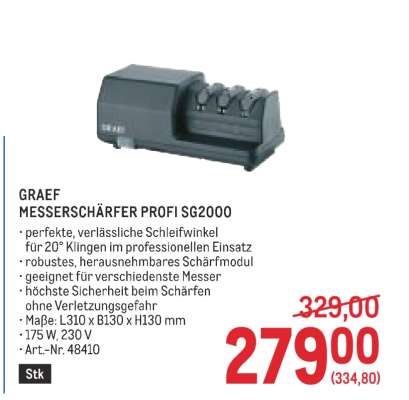 GRAEF MESSERSCHÄRFER PROFI SG2000