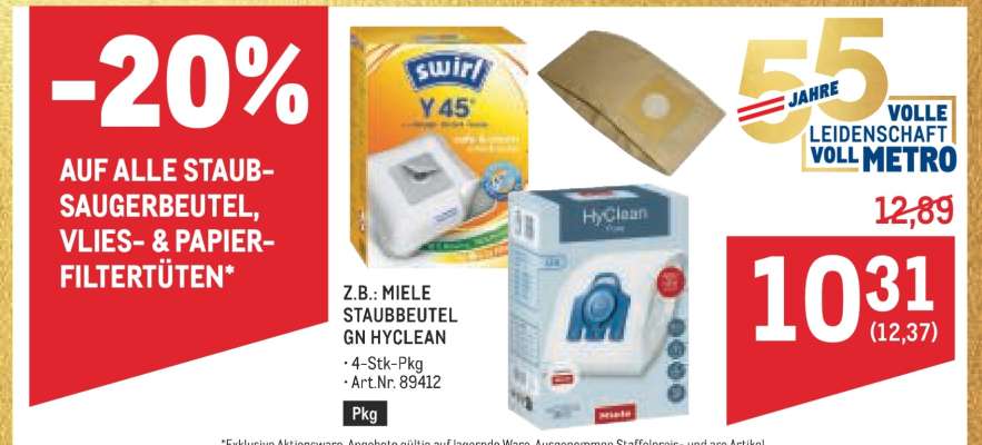 Miele Staubbeutel GN HyClean