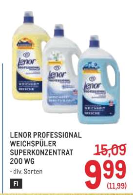 LENOR PROFESSIONAL WEICHSPÜLER SUPERKONZENTRAT 200 WG