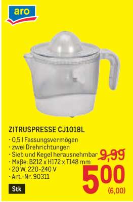 ZITRUSPRESSE CJ1018L