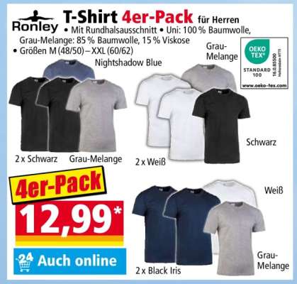 Ronley T-Shirt 4er-Pack