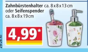 Zahnbürstenhalter oder Seifenspender