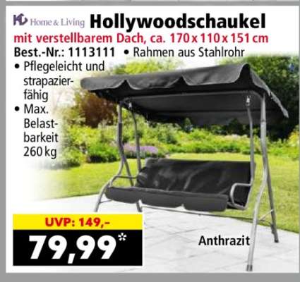HOLLYWOODSCHAUKEL