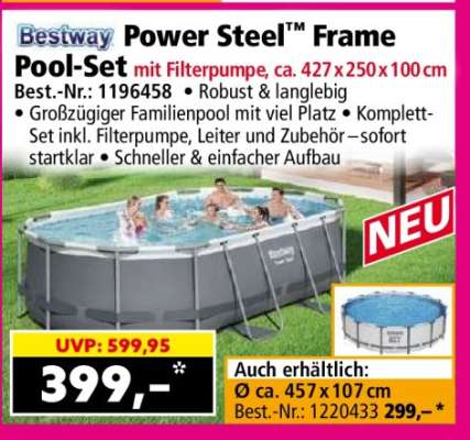 Bestway Power Steel™ Frame Pool-Set