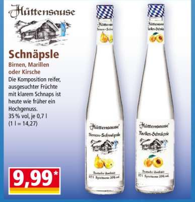 Hüttensause Schnäpsle