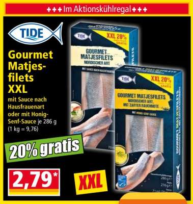 Gourmet Matjesfilets XXL