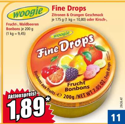 woogie Fine Drops