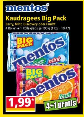Mentos Kaudragees Big Pack
