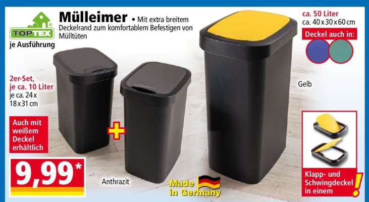 TOPTEX Mülleimer
