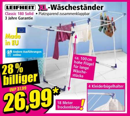 LEIFHEIT XL-Wäscheständer