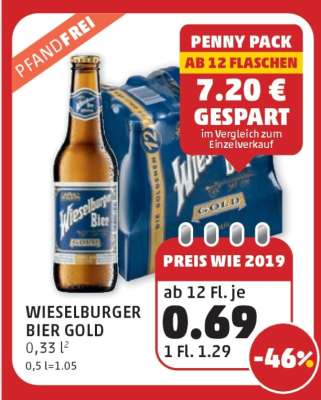 WIESELBURGER BIER GOLD
