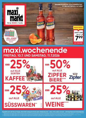 Angebote Maximarkt - 9.7.2026 - 15.7.2026.