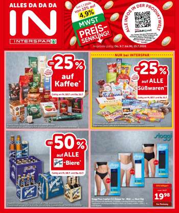 Angebote INTERSPAR - 9.7.2026 - 15.7.2026.