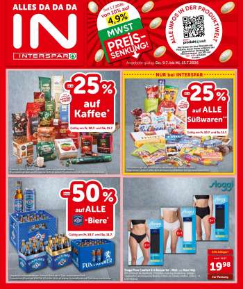 Angebote INTERSPAR - 9.7.2026 - 15.7.2026.
