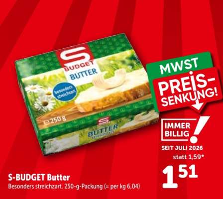 S-BUDGET Butter
