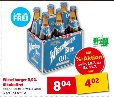 Wieselburger 0,0% alkoholfrei