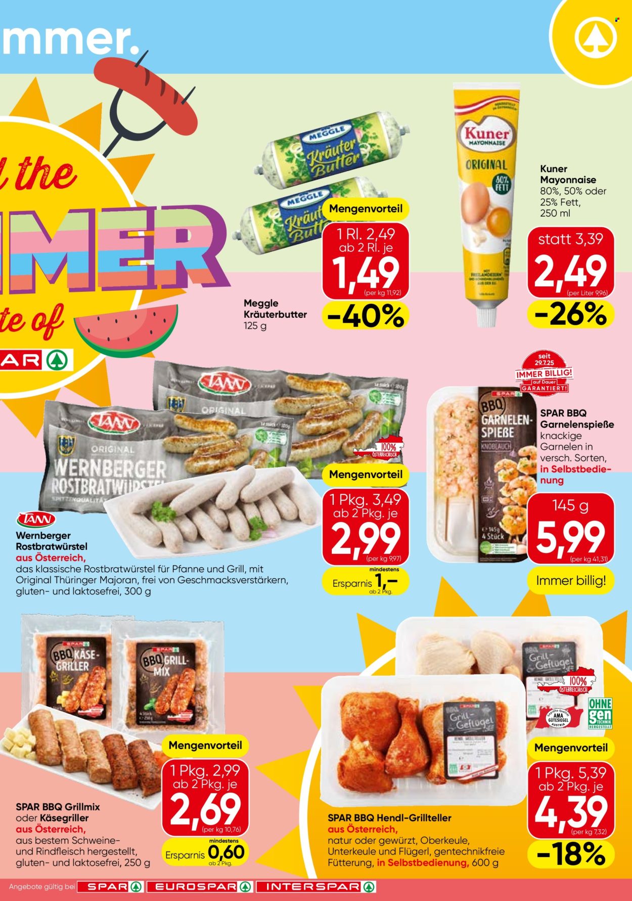 Angebote SPAR - 9.7.2026 - 5.8.2026. Seite 3