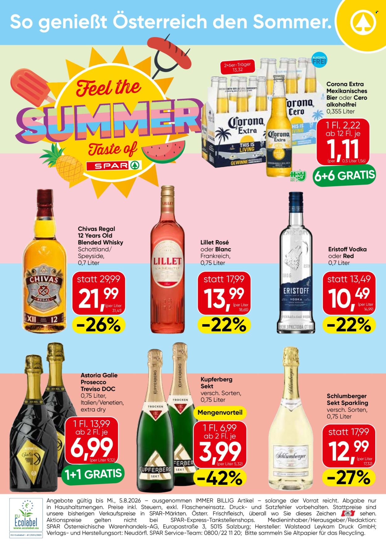 Angebote SPAR - 9.7.2026 - 5.8.2026. Seite 4