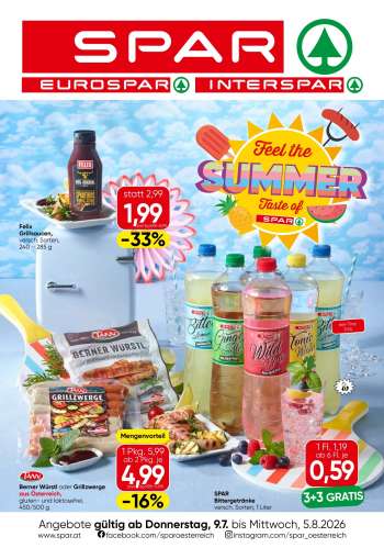 Angebote INTERSPAR - 9.7.2026 - 5.8.2026.