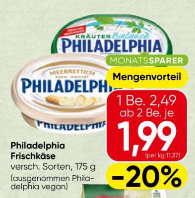 Philadelphia Frischkäse