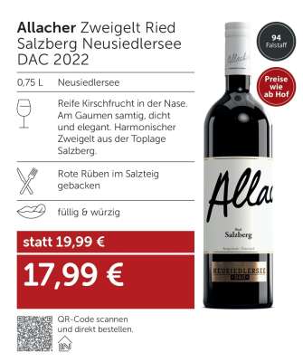 Allacher Zweigelt Ried Salzberg Neusiedlersee DAC 2022