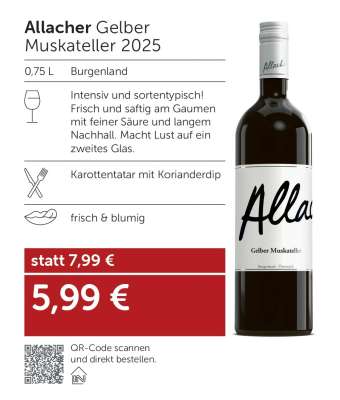 Allacher Gelber Muskateller 2025