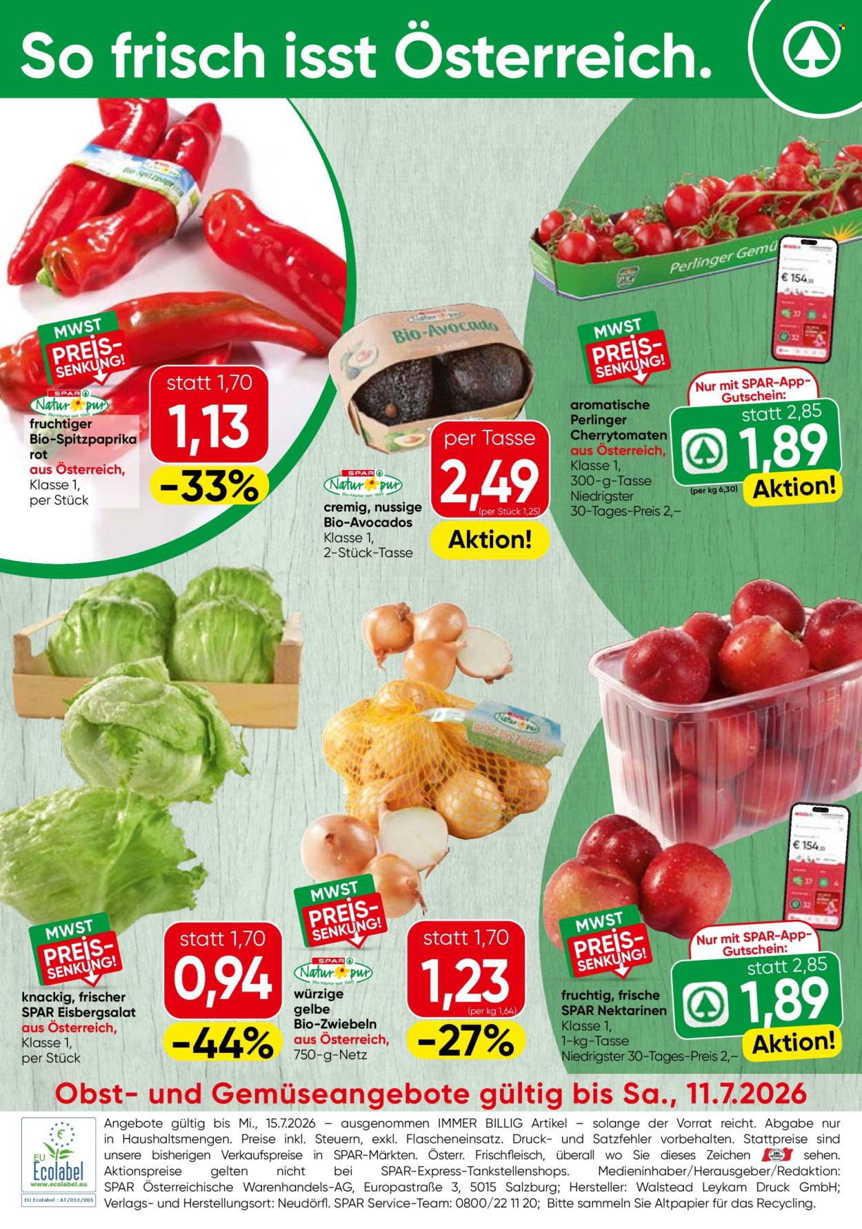 Angebote INTERSPAR - 9.7.2026 - 15.7.2026. Seite 16