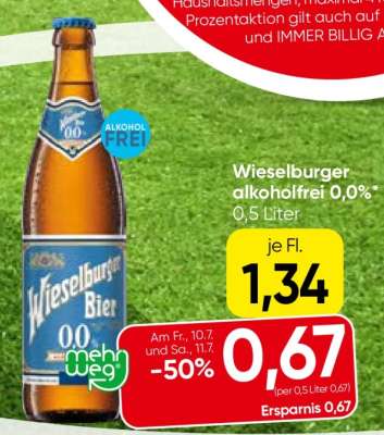 Wieselburger alkoholfrei 0,0%