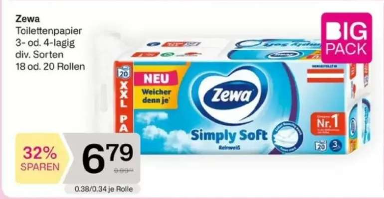 Zewa Toilettenpapier
