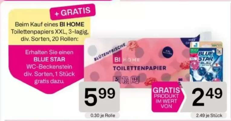 BI HOME Toilettenpapier XXL