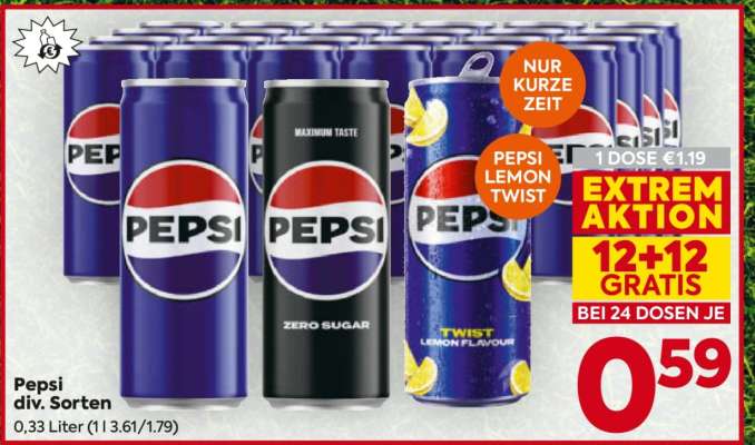 Pepsi div. Sorten*