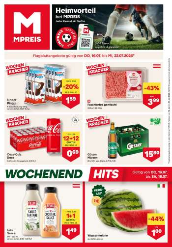 Angebote MPREIS - 16.7.2026 - 22.7.2026.