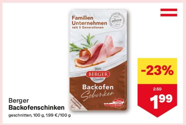 Berger Backofenschinken