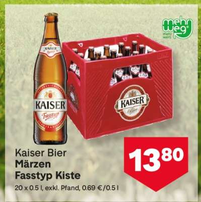 Kaiser Bier Märzen Fasstyp Kiste