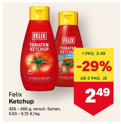 FELIX KETCHUP