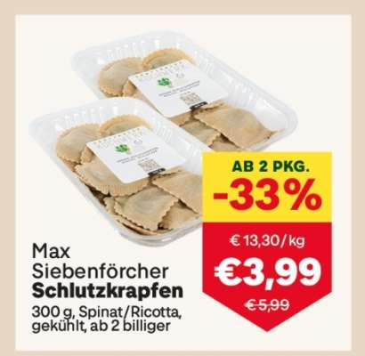 Max Siebenförcher Schlutzkrapfen