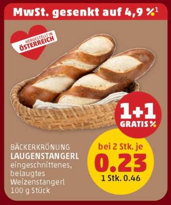 BÄCKERKRÖNUNG LAUGENSTANGERL