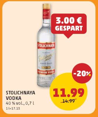 Stolichnaya Vodka