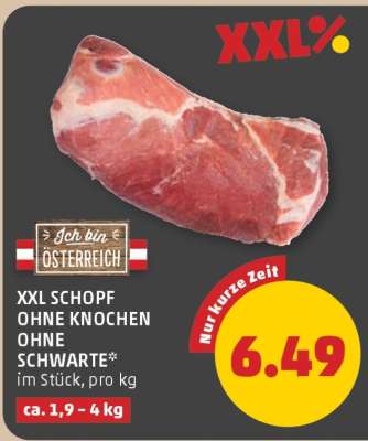 XXL SCHOPF OHNE KNOCHEN OHNE SCHWARTE*