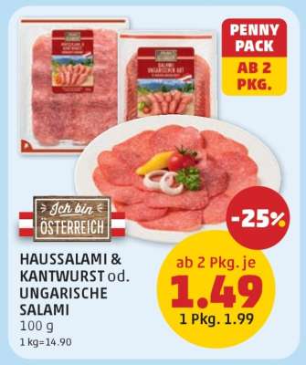 HAUSSALAMI & KANTWURST od. UNGARISCHE SALAMI