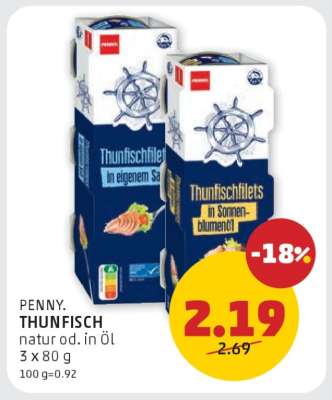 PENNY. THUNFISCH